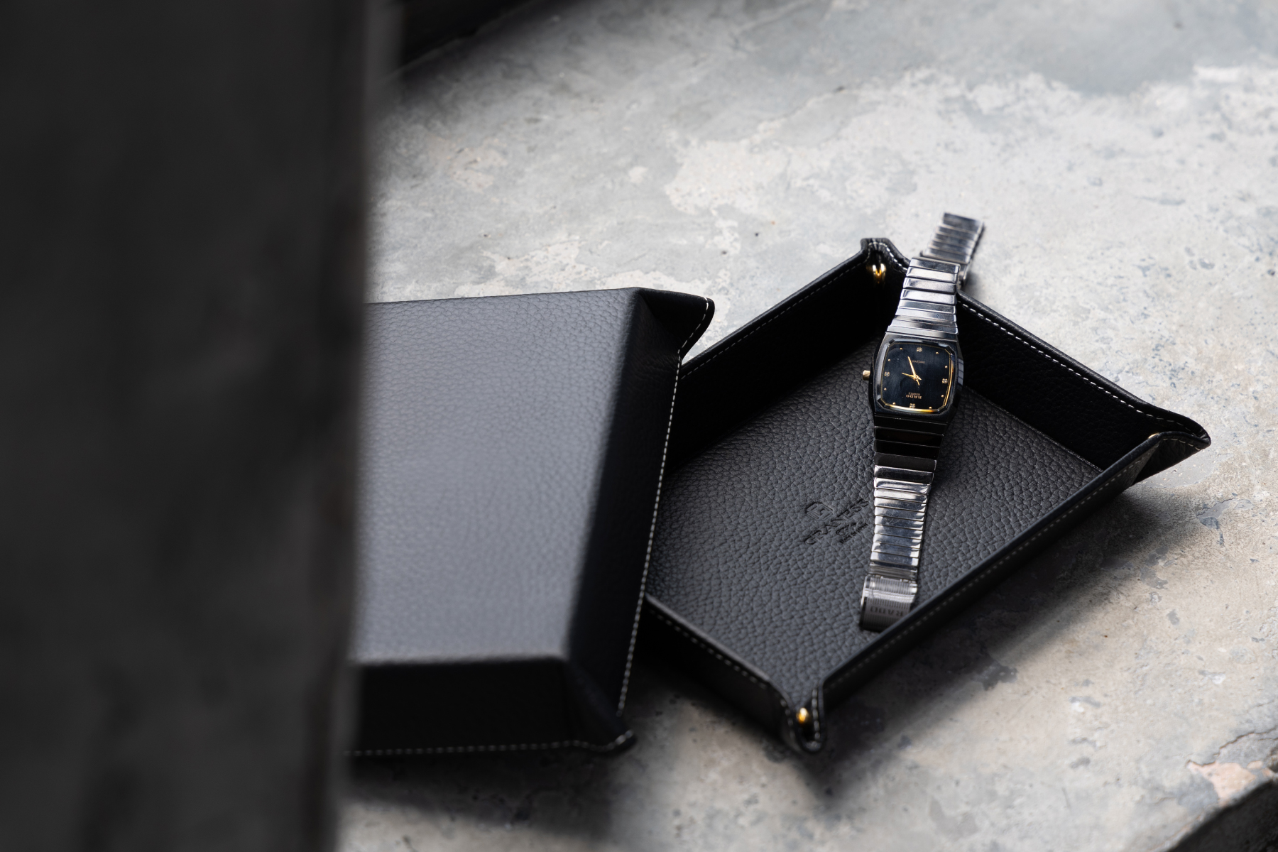 本革ウォッチトレーL シュリンク 時計