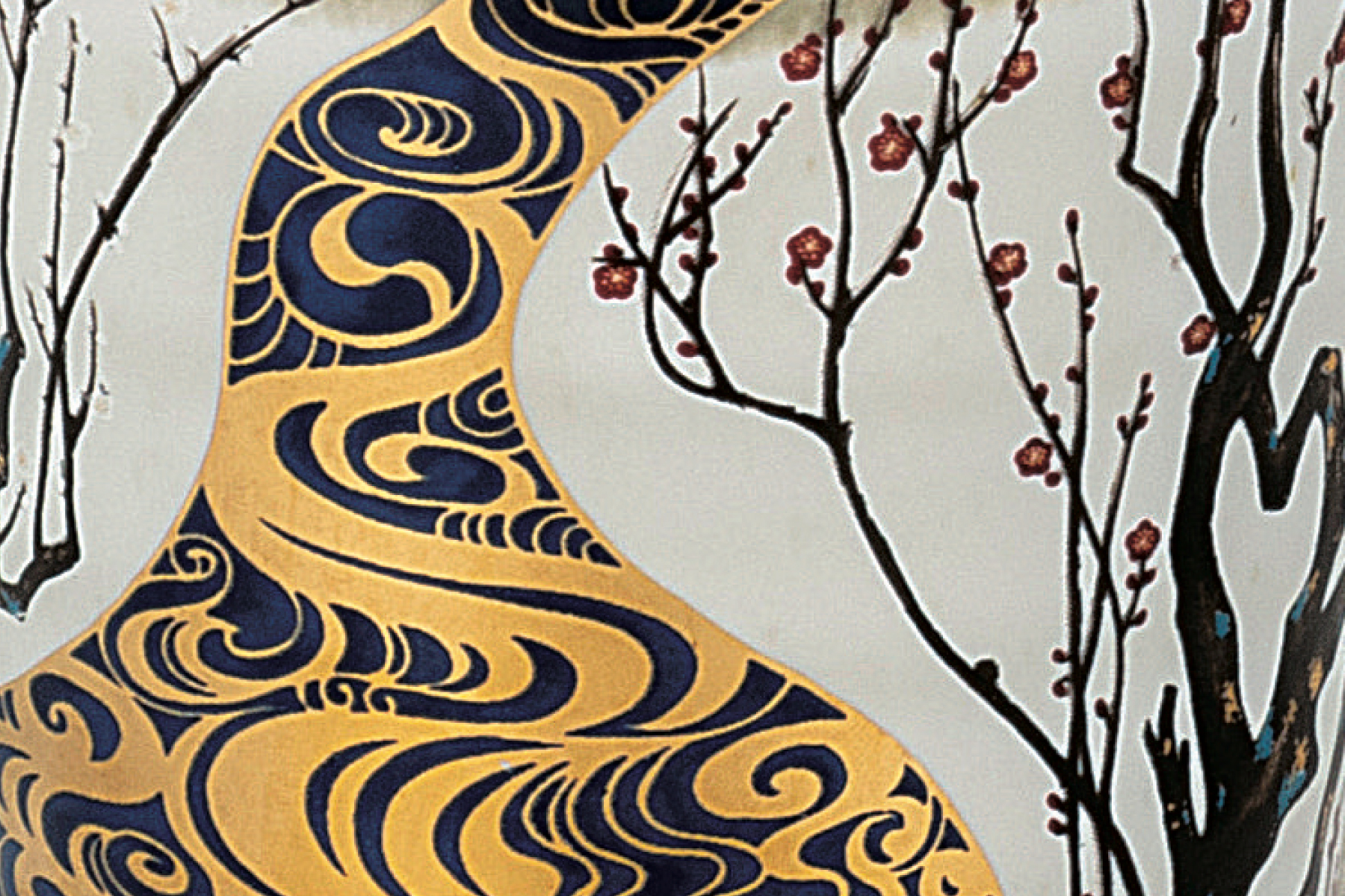 九谷焼 尾形光琳 国宝 紅白梅図屏風