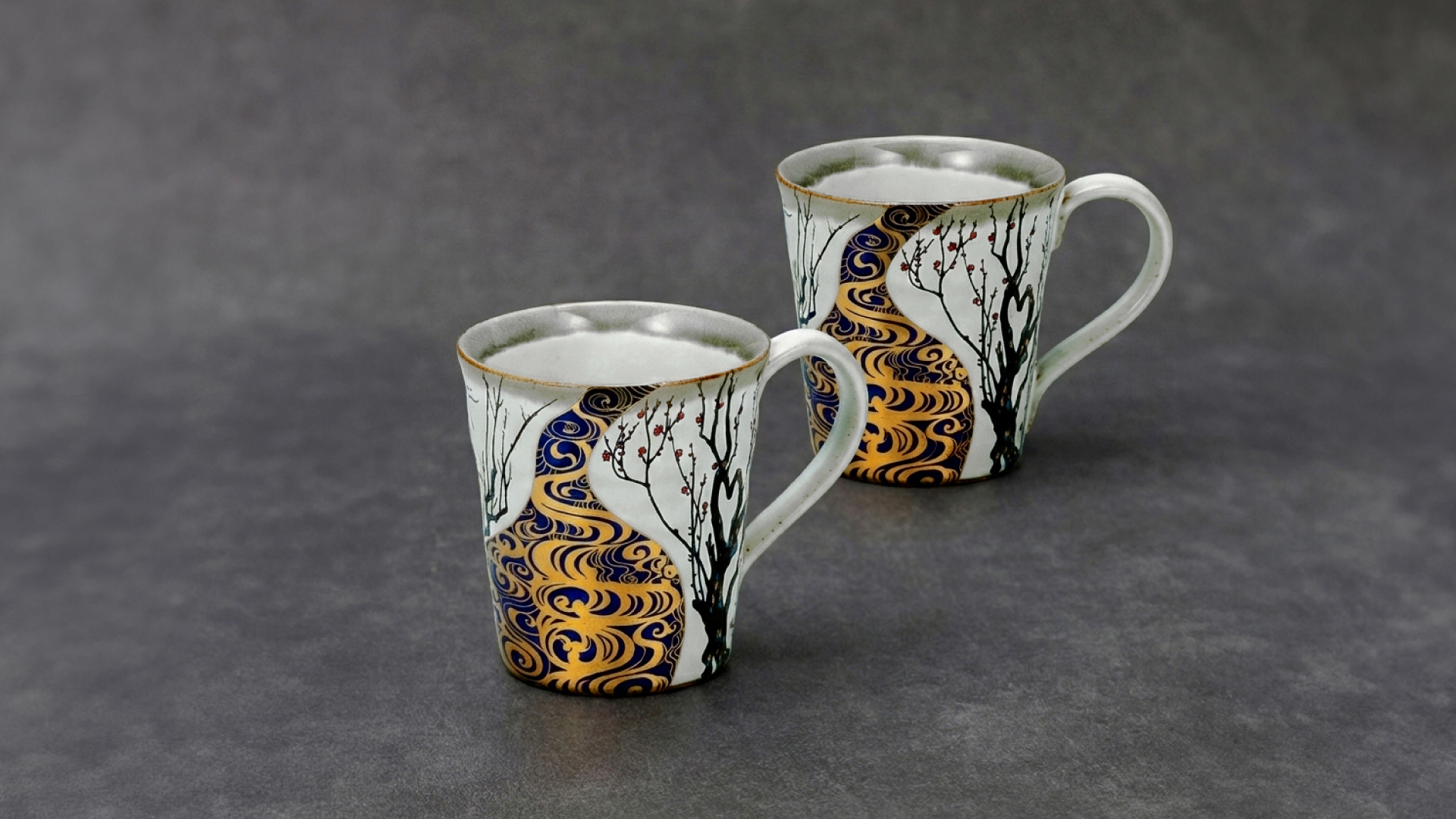 九谷焼 人間国宝 光琳梅 名入れ記念品