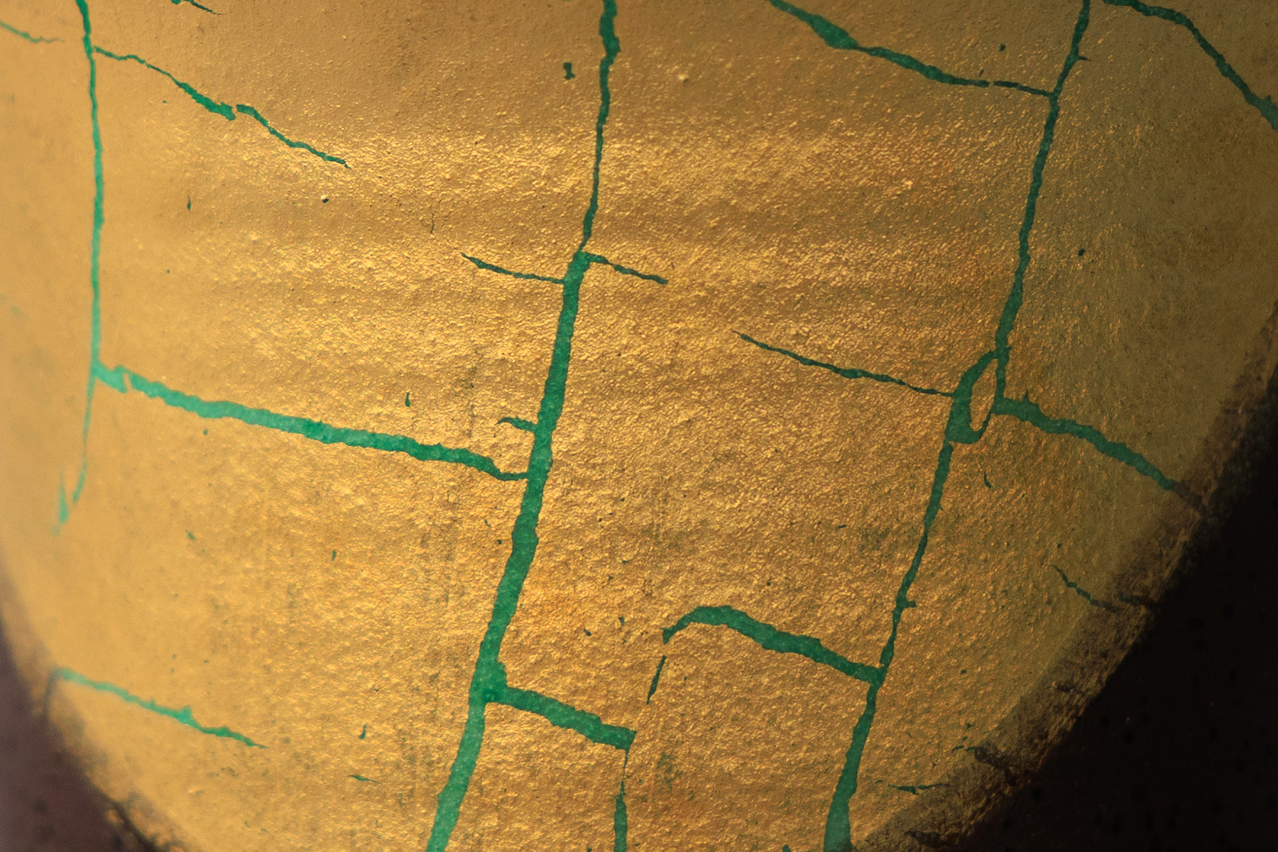 九谷焼 コーヒーカップ 金箔 グリーン